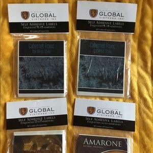 120 Self Adhesive Wine Labels